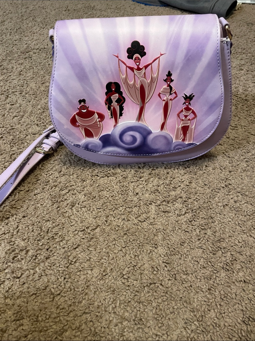 Hercules Lavender Women’s Tote with Playful Printed Interior